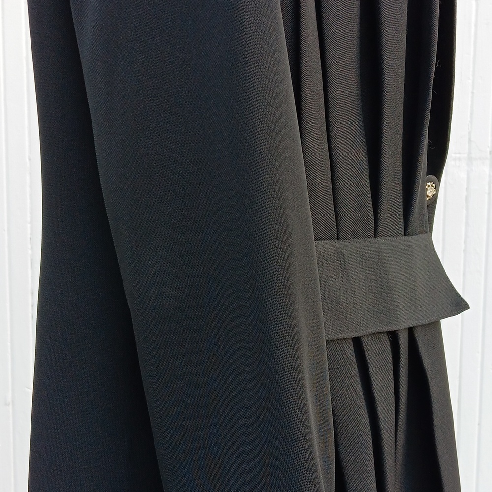 DOLCE LADIES BLACK  PLEATED SPECIAL OCCASION BLAZER/SUIT COAT